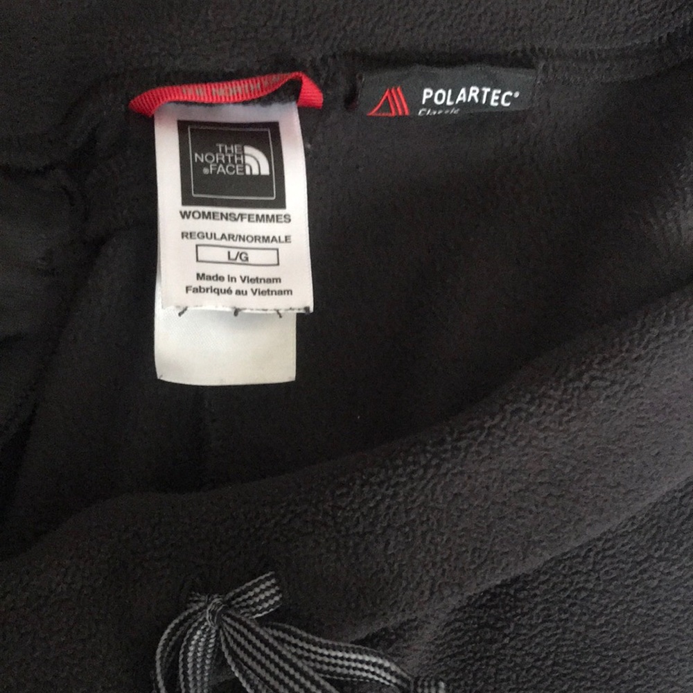 The north face polar tech black size l